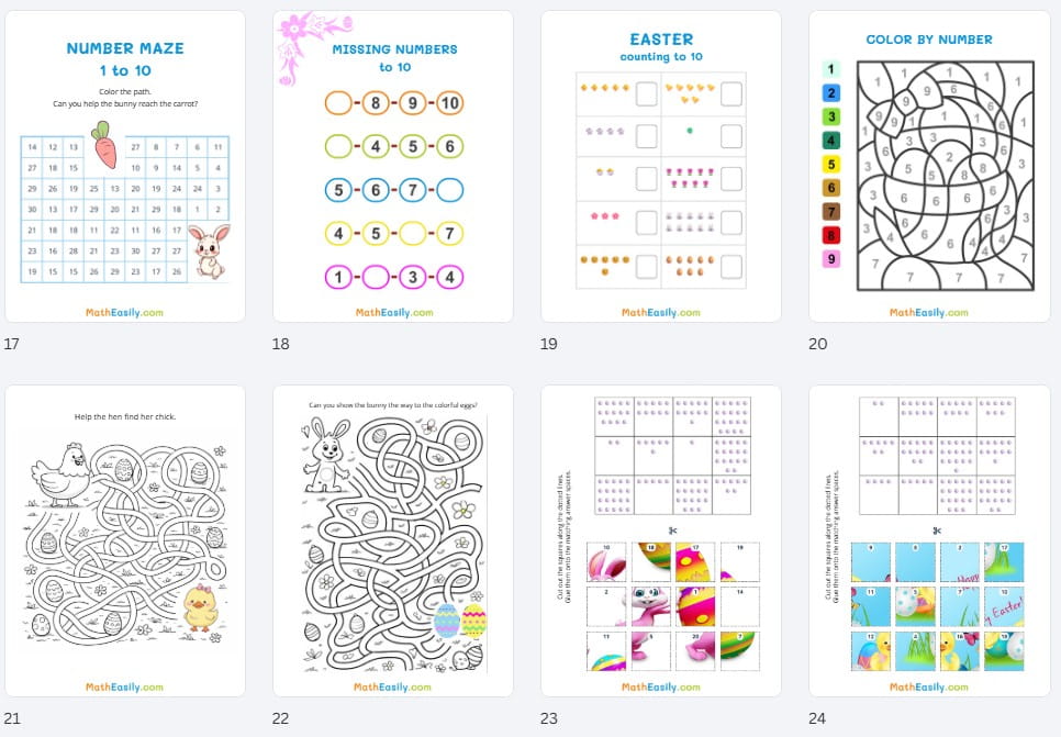 printable Easter Activity Books PDF