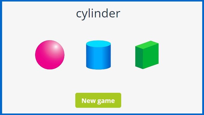 Shapes online exercise for Grade 2