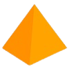 A square pyramid: identify 3D shapes games online FREE