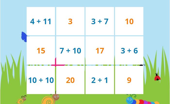 free math games for kindergarten