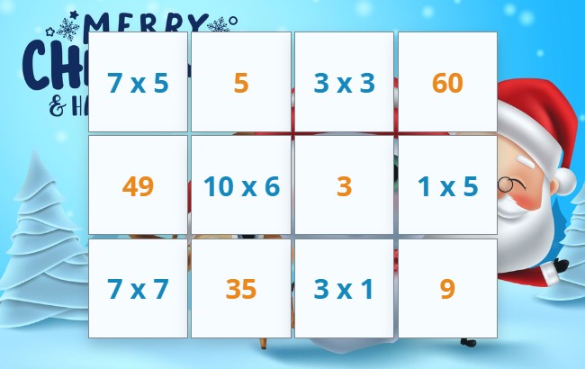 Christmas Multiplication Games ONLINE. multiplication games for Christmas. multiplication Christmas  games for kids. Christmas multiplication activities.