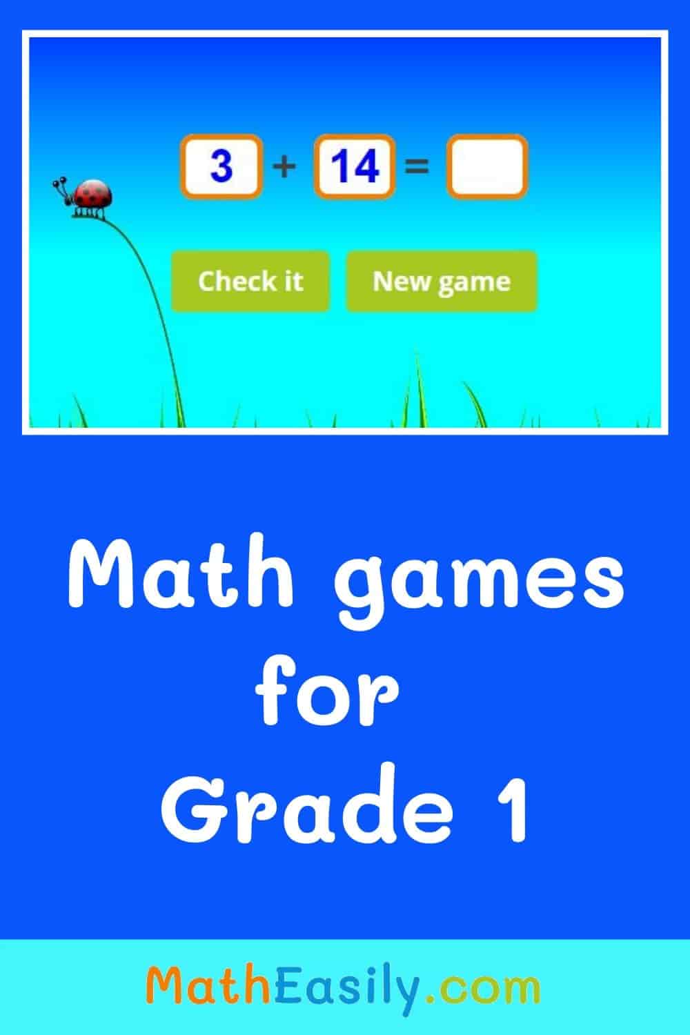 100 Free Math Games For Grade 1 ONLINE Printable