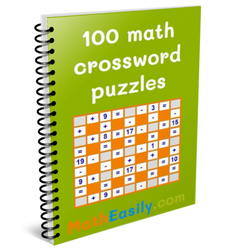 Simple maths puzzles with answers: games and worksheets