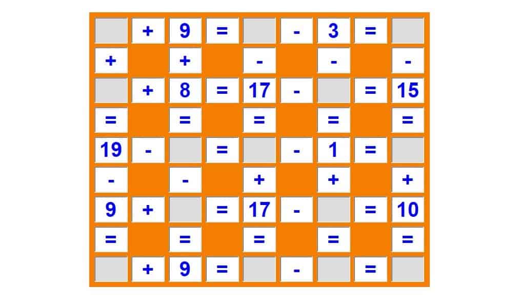 online math puzzles with answers in PDF. solve maths puzzles. math square puzzle. puzzles in mathematics with answers. maths puzzles to print.