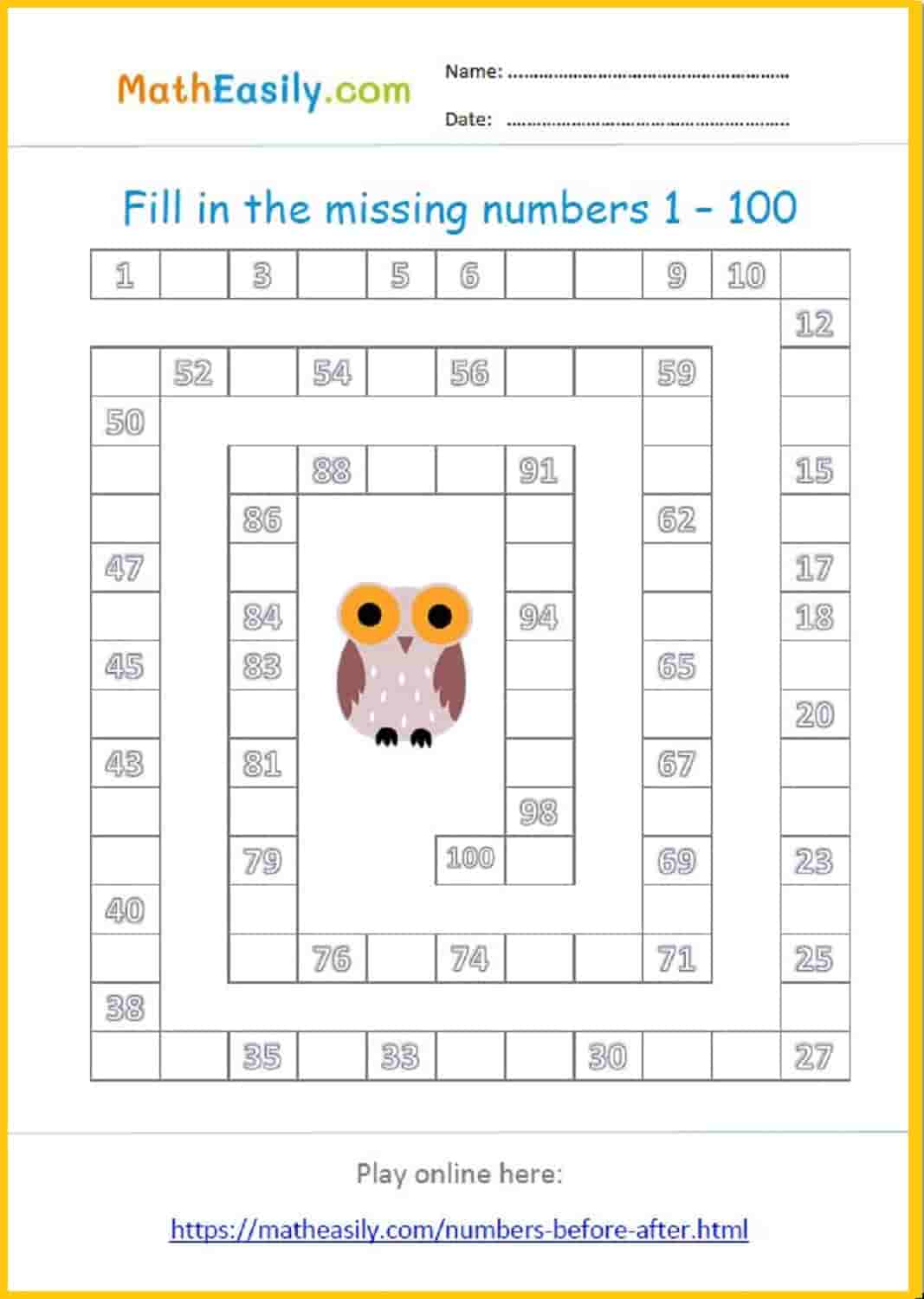Before After Numbers 2 Worksheets Kindergarten Math Worksheets
