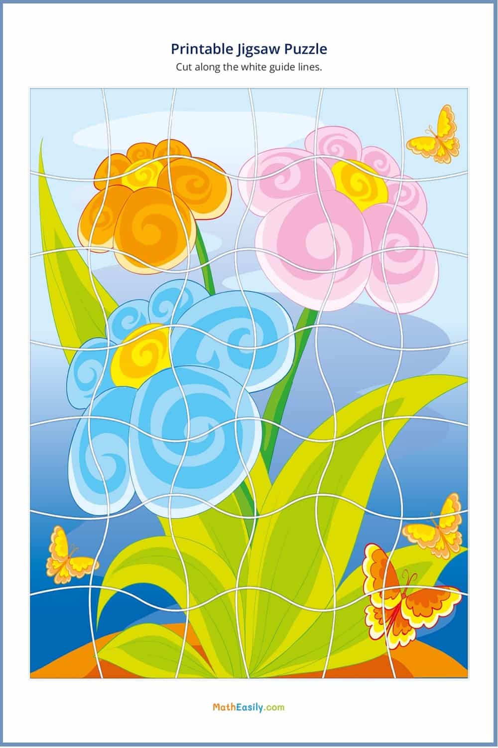 Free Printable Jigsaw Puzzles for kids.